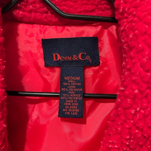 Denim & Co 100% quilted cotton velvet coat. - Picture 3 of 9